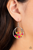 Bustling Beads - Multi-Colored Earrings Paparazzi