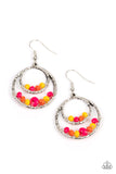 Bustling Beads - Multi-Colored Earrings Paparazzi