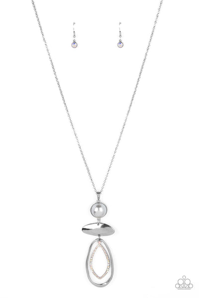 Modern Day Demure - Silver Necklace Paparazzi