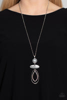 Modern Day Demure - Silver Necklace Paparazzi