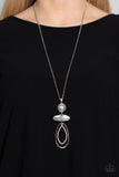 Modern Day Demure - Silver Necklace Paparazzi