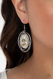 Ocean Floor Oracle - White Earrings Paparazzi