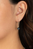 Swinging Shimmer - Blue Necklace Paparazzi