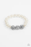 Breathtaking Ball - White Pearl Bracelet