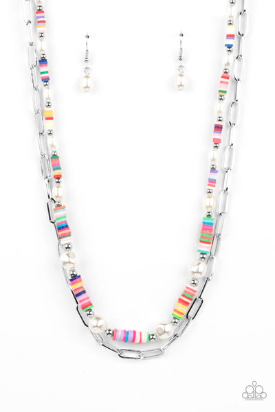 Tidal Trendsetter - Multi-Colored Necklace Paparazzi