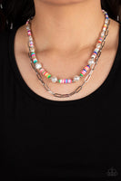 Tidal Trendsetter - Multi-Colored Necklace Paparazzi