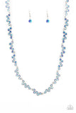 GLOWING Admiration - Blue Necklace Paparazzi