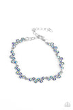Flatter Yourself - Blue Bracelet Paparazzi