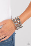 Industrial Indulgence - Silver Bracelet Paparazzi