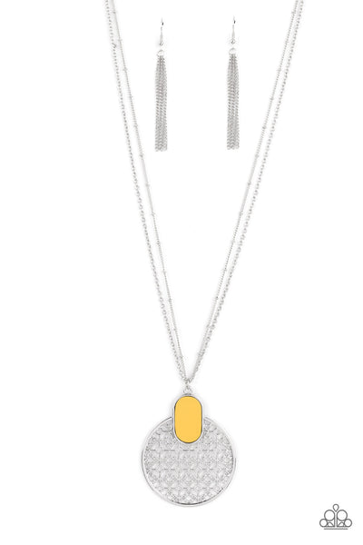 South Beach Beauty - Yellow Necklace Paparazzi (#857)