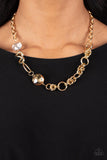 Celestially Celtic - Gold Necklace Paparazzi