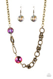 Celestially Celtic - Brass Neckalce Paparazzi (#859)