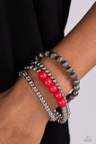 Wildland Wanderer - Red Bracelet Paparazzi