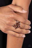 Ice-Cold Couture - Brown Ring Paparazzi