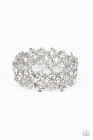 Feathered Finesse -White Bracelet Paparazzi