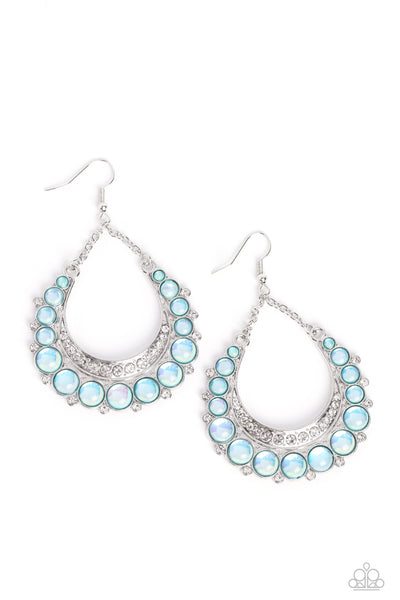 Bubbly Bling - Blue Earrings Paparazzi