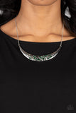 Bejeweled Baroness - Green Necklace Paparazzi