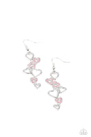 Sweetheart Serenade - Pink Heart Earrings