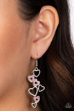 Sweetheart Serenade - Pink Heart Earrings