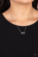 Hugs and Kisses - Silver Necklace Paparazzi