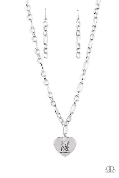 Perennial Proverbs - Silver Necklace Paparazzi