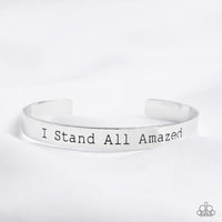 I Stand All Amazed - Silver Bracelet Paparazzi