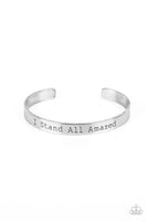 I Stand All Amazed - Silver Bracelet Paparazzi