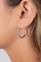 Royal Runway - Silver  Hoop Earrings Paparazzi (#699)