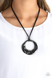 Tectonic Treasure - Black Necklace Paparazzi