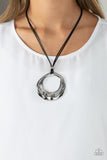 Tectonic Treasure - Silver Necklace Paparazzi