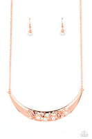 Bejeweled Baroness - Copper Necklace Paparazzi