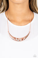 Bejeweled Baroness - Copper Necklace Paparazzi