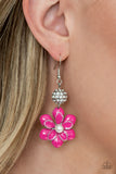 Bewitching Botany - Pink Earrings Paparazzi