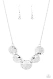 Swanky Shimmer - White Necklace Paparazzi