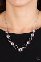 Elegantly Elite - Pink Necklace Paparazzi