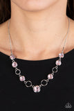 Elegantly Elite - Pink Necklace Paparazzi