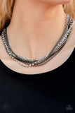 Troublemaker Trove - Black Necklace Paparazzi