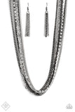 Troublemaker Trove - Black Necklace Paparazzi