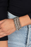 Top Notch Twinkle - White Bracelet Paparazzi