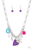 Living in CHARM-ony - Purple Necklace Paparazzi