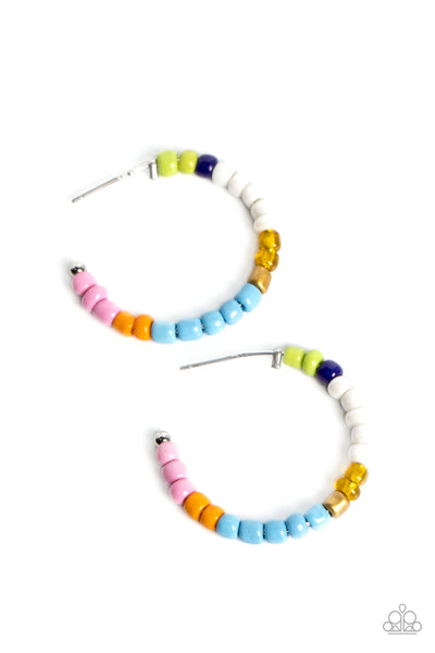 Multicolored Mambo - Multi Hoop Earrings Paparazzi