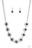 Blooming Brilliance - Blue Necklace Paparazzi