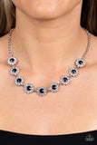 Blooming Brilliance - Blue Necklace Paparazzi