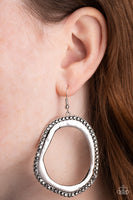 Scintillating Shareholder - Silver Earrings Paparazzi