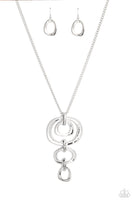 Tranquil Trickle - Silver Necklace Paparazzi