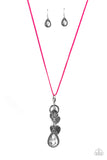 Casanova Clique - Pink Heart Necklace Paparazzi