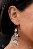 Enchanting Effulgence - White Earrings Paparazzi