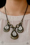 Built Beacon - Brass Necklace Paparazzi