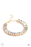 Darling Debutante - Gold Bracelet Paparazzi