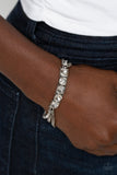 Tyrant Treasure - White Bracelet Paparazzi
